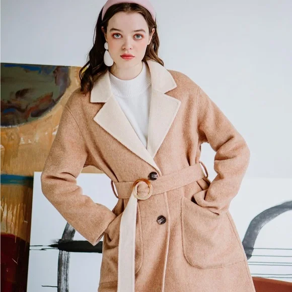 Petite Studio reversible wool coat - size S - Picture 3 of 3